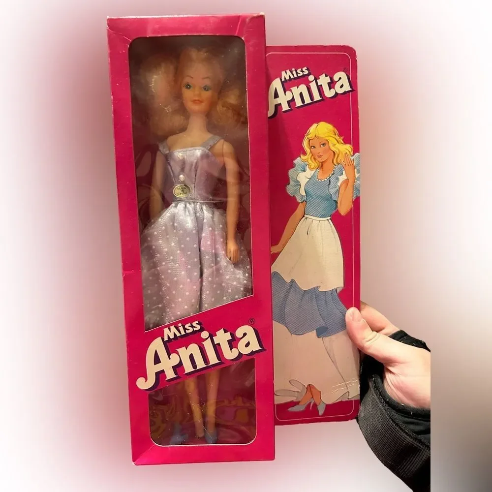 Vintage Retro 1980s Nostalgia Rare Miss Anita Doll New In Box